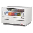 Turbo Air TOM-48UC-W-N 48 1/4" Drop In Open Air Cooler w/ (1) Level, 115v, Low Profile, 6.8 cu. ft. Capacity, White