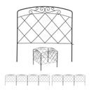 8pcs bed fence decoration discount fence bed border garden fence 8 fence elements metal