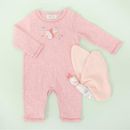 Anthropologie One Pieces | Albetta Butterfly Applique Babygro Romper | Color: Pink | Size: 0-3mb