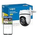 Tapo TP-Link C520WS 2K QHD 4MP Outdoor Pan/Tilt Security Smart Wi-Fi Camera,IP66 Weatherproof, AI Detection,360° Visual Coverage,Starlight Colour Night Vision, Works with Alexa&Google Home
