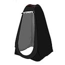 BLEQYS® Pop Up Privacy Tent Shower Tent Portable Outdoor Camping Bathroom Toilet Tent Changing Dressing Room Privacy Shelters Room for Hiking and Beach ‚ UPF 40+ Waterproof with Carry Bag (Black)