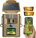 Campark Solar Trail Hunting Camera 46MP 4K  Wildlife Game No Glow Night Vision