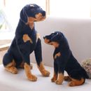 Simulazione Dobermann Pinscher cane peluche giocattolo realistico imbottito animale bambini regalo