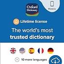 Oxford Dictionary | Learn ENGLISH, German, French, Spanish & 10+ Other Languages | 1+ Million Words & Phrases | LIFETIME Mobile App License for Android & iOS [Online Code]