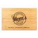 Koyal Wholesale Large Bamboo Wood Custom Mother's Day Cutting Board For Mom, Always Open Mom's Kitchen, Set Of 1 Bamboo | Wayfair A3PP09219