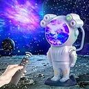 Astronaute Projecteur Galaxy, Projecteur de Galaxie D'astro Starry Sky Veilleuse avec Nébuleuse, Minuterie et Télécommande, Lampe étoilée pour Chambre à Coucher et Projecteur de Plafond