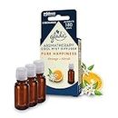 Glade Aromatherapy Recharge Diffuseur Brume Parfumée Huiles Essentielles, Pure Happiness, Orange & Neroli - 3 Recharges