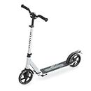 6KU Scooter for Kids 8 Years and Up, Scooter for Adults with Big Wheels + Suspension System, Quick-Release Folding, Height Adjustable, with Shoulder Strap, Gift Scooter for Kids Ages 6-12(White)