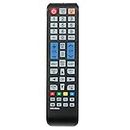 Replace Remote AA59-00600A Applicable for SAMSUNG TV UN26EH4000 UN26EH4000F UN26EH4000FXZA UN29F4000 UN29F4000AF UN29F4000AFXZA UN32EH4000 UN32EH4050F UN32EH5000 PN51E535A3FXZA PN51E535A3F PN51E530A3F