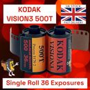 Kodak Vision3 500T 35mm Film, Fresh Stock, 36 Exposures, Professionally Loaded