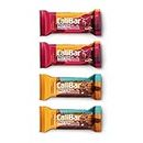 CaliBar 10g Protein Bar - Berry Almond + Roasted Coffee Bean Crispy Bar (Combo Pack of 4) Assorted Pack, With Real Coffee, With Real Bits of Cranberry & Blackcurrant, Low In Sugar, Sweetened With Honey, Gluten-Free, 4g Fiber, No Preservatives, Delicious Taste & 100% Veg. | Guilt-Free snacking for High Protein diets, Sustained Energy, Fitness & Immunity (40g x 4 Bars)