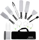 Griddle Accessories Kit 14 PCS Grill Tools Set Outdoor Camping Bag BBQ Cooking