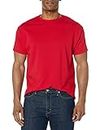 Hanes Hanes-Our Best Lot de 4 t-shirts en coton pour homme, lot de 4 t-shirts à manches courtes, coton super doux, lot de 4, Cramoisi athlétique, Taille M