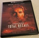 Total Recall 4K UHD Blu-ray disc  + Blu ray disc Arnold Schwarzenegger