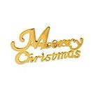 UJEAVETTE® Women Jewelry Party Merry Christmas Letter Clothing Accessories Brooch Pins