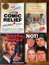 vintage 1990s British comedy books x4, NTNON, spitting image, comic relief etc