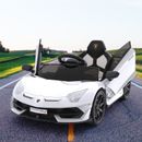 Kinder Elektroauto Kinderauto Kinderfahrzeug Lamborghini mit Fernbedienung weiß