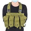 T best Tactics Vest Bag, Nylon Tactics Vest Camouflage Vest for Military Fans Training Vest for Outdoor Sports Accessories Equipment