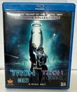 TRON Legacy 3D & TRON (3D Blu-Ray DVD Digital, 5 Disc Set) W/ Inserts & Photo