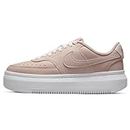Nike Court Vision Alta Leather Women's Trainers Shoes, Pink Oxford/Pink Oxford-White, 10 M US