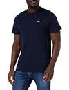 Tommy Jeans T-shirt Maniche Corte Uomo TJM Classic Scollo Rotondo, Blu (Dark Night Navy), M