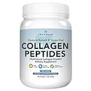 Premium Grass Fed Collagen Peptides Powder (17.6oz) | Paleo Friendly | Unflavored, Odorless, Cold Water Soluble | Hydrolyzed Gelatin Protein | Promotes Healthy Joints, Skin, Metabolism