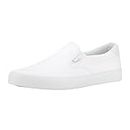 Lugz Men's Clipper Classic Slip-On Fashion Sneaker, White, 11.5 D US
