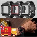New For Fit-bit Blaze Watch Rugged Protective Case Silicone Wrist Strap Bands UK