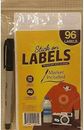 Clothing Labels Self-Stick No-Iron Write-On, Writable Fabric Labels, With Marker