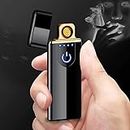 TYROCX USB Rechargeable Electronic Windproof Flameless Cigarette Lighter (Multicolour) Pack of 1