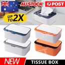 1/2PCS Wipes Dispenser Box Wet Baby Wipes Holder Tissue Storage Case With Lid