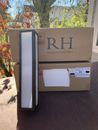 Pair RH Restoration Hardware Union Filament Milk Glass Sconce Light Bronze $598