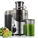 Juicer Machines, Juilist 3" Wide Mouth Juicer Extractor Max Power 800W, for Vegetable and Fruit with 3-Speed Setting, 400W Motor, Easy to Clean, Silver