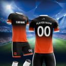 CUSTOMIZED MADE SOCCER UNIFORM SETS SUBLIMATED WITH NAME NUMBER LOGO TEAM WEAR