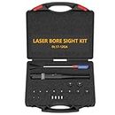 Theopot Bore Sight Kit Red Boresighter with Button Switch for.17 to 12GA Caliber Rifles Handgun Red Laser Sight