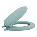 Achim Home Furnishings TOVYSTLG04 17-Inch Fantasia Standard Toilet Seat, Soft Light Green