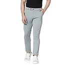 TOPLOT Men's Regular Fit Causal Trouser (Trouser-5068-Grey-32)