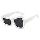 MYADDICTION Party Sunglasses Vintage Asymmetric Unisex for Hip Hop Dance Party Birthday White Clothing, Shoes & Accessories | Womens Accessories | Sunglasses & Fashion Eyewear | Sunglasses