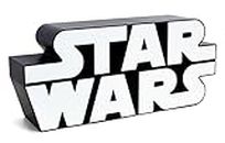 Paladone PP8024SW Star Wars Lampe avec logo, Plastique,Noir & Blanc