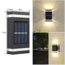 Outdoor Solar Wall Lamp - Waterproof, Up/Down Light, Home Garden Yard Decoration