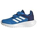 adidas Tensaur Run Shoes CF Sneaker, Blue Rush Core White Dark Blue, 35 EU