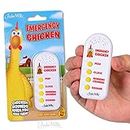 Archie McPhee Emergency Chicken Electronic Sound Maker Gag and Practical Joke Toys, Standard, White