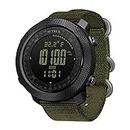 AVTREK Digital Sport Watches for Men Boys Army Military Compass Watches Outdoor Multifunction Waterproof Altimeter Pedometer Watches with Backlight Alarm (green)…