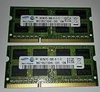 8GB RAM Kit (2x4GB) Samsung DDR3 1333mhz SODIMM Notebook Memory Laptop PC3-10600s M471B5273DH0-CH9