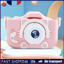 Cute Camcorder 1080P Digital Video Camera Portable Gifts for Kids (Pink) FR