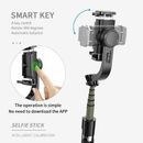 Portable Mobile Tripod Bluetooth Selfie Stick Gimbal Handheld Phone Balance Hot