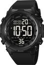 Relojes de Hombre Casio Reloj De Cuarzo Para Casual Vestir Black LED Sport Watch