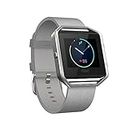 Fitbit Blaze Leather Accessory Band, mist grey, Large