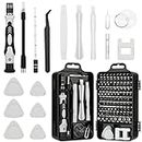 Precision Mechanics Tool Set, 115 in 1 Precision Mechanics Screwdriver Set with Shaft for Phone, Laptop, Watches, Toys, Camera, PC