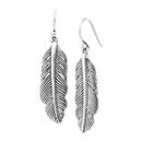 Silpada 'Etched Feather' Sterling Silver Drop Earrings